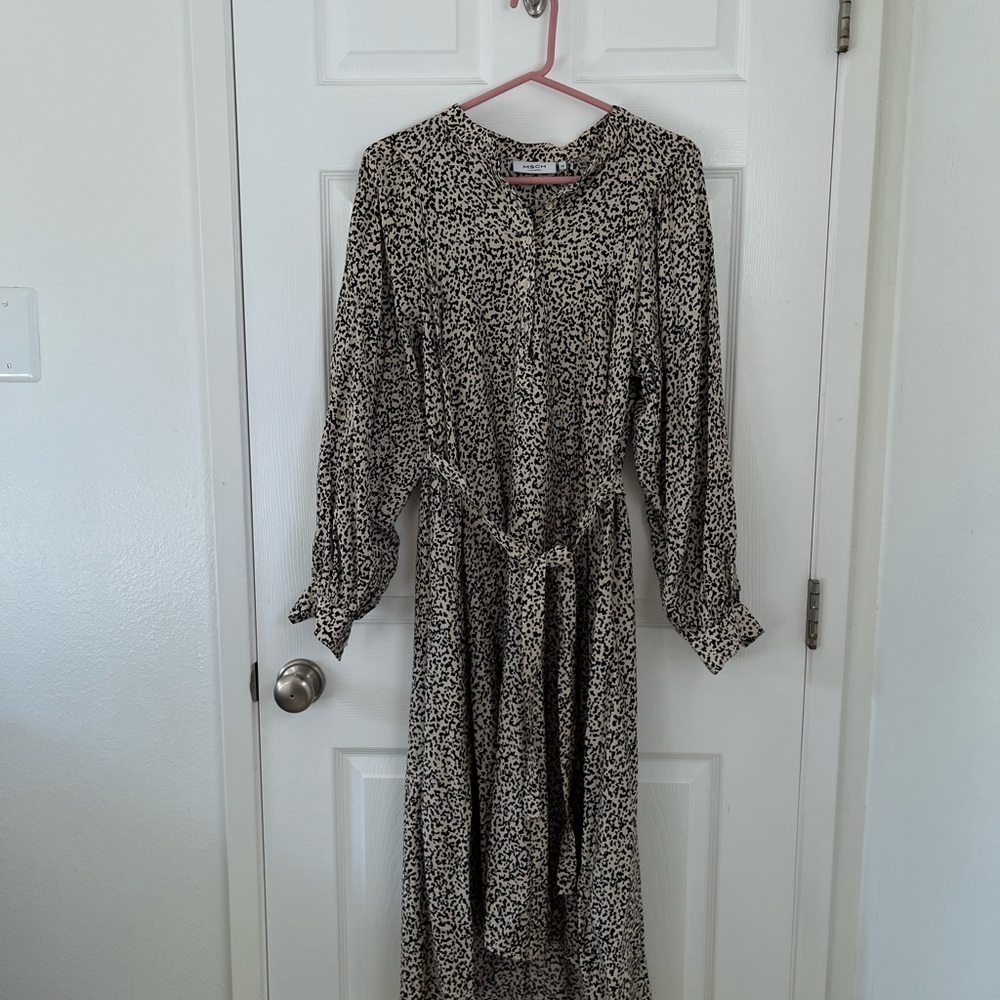 NWT MSCH Copenhagen pattern dress with balloon sleeves size XS